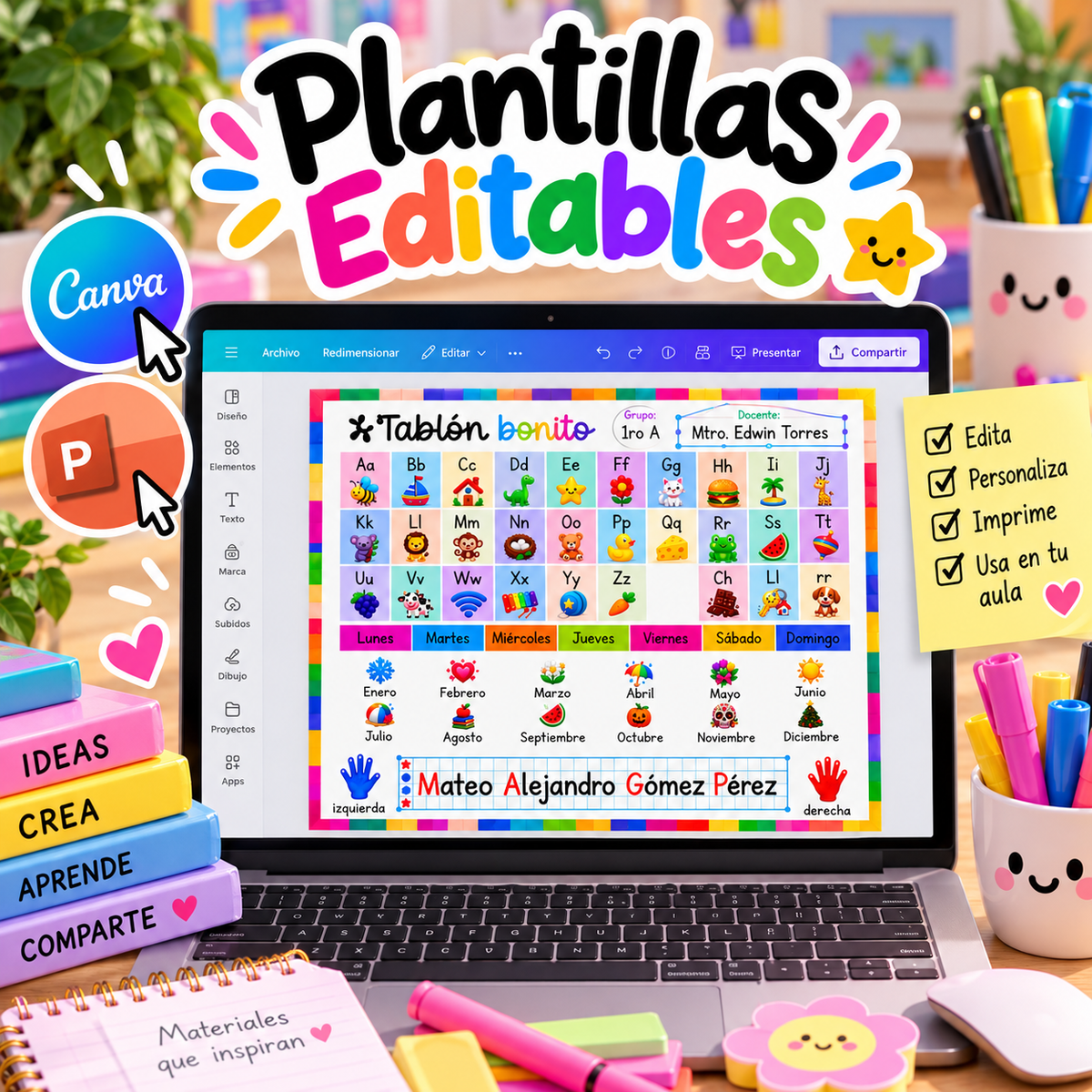 Plantillas editables