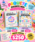 Paquete Docente NEM: Agenda + Bitácora PDF