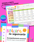 Plantilla Editable: Bitácora de Seguimiento Semanal (Canva)