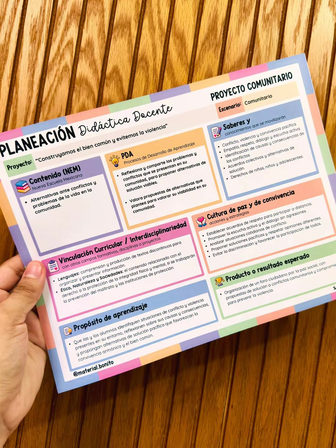 Planeación Didáctica Docente 2026 - Plantilla Editable Canva