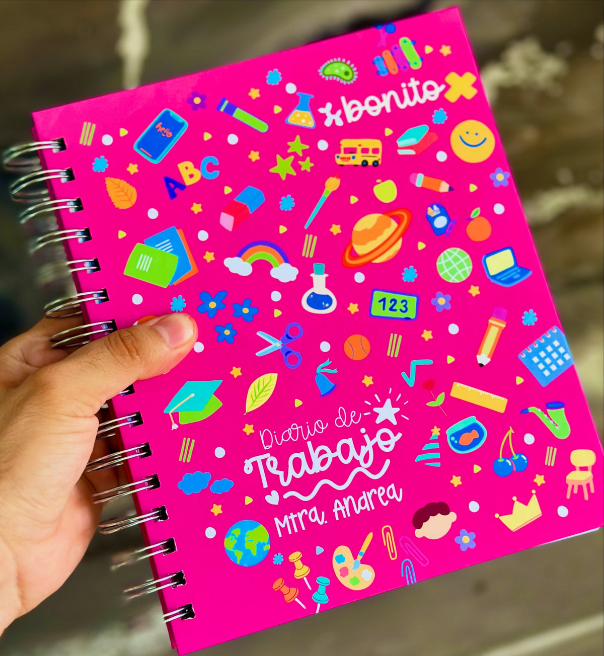 CUADERNO: Mi Diario de Trabajo (Físico Personalizado)🇲🇽