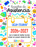 PDF imprimible: Registro de Asistencia + Proyecto + Evaluación 2026-2027