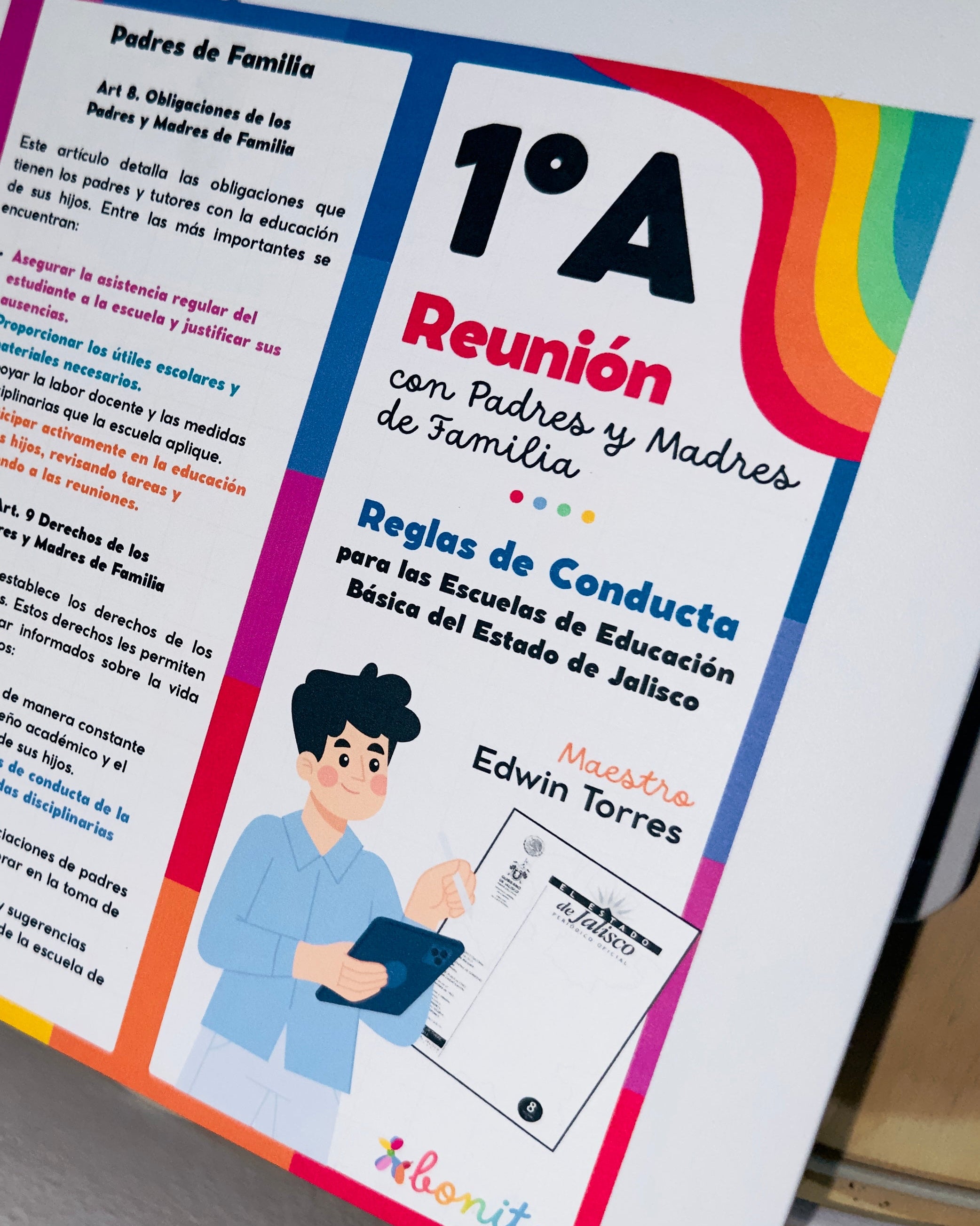 Plantilla Editable: Reglas de Conducta (Canva)