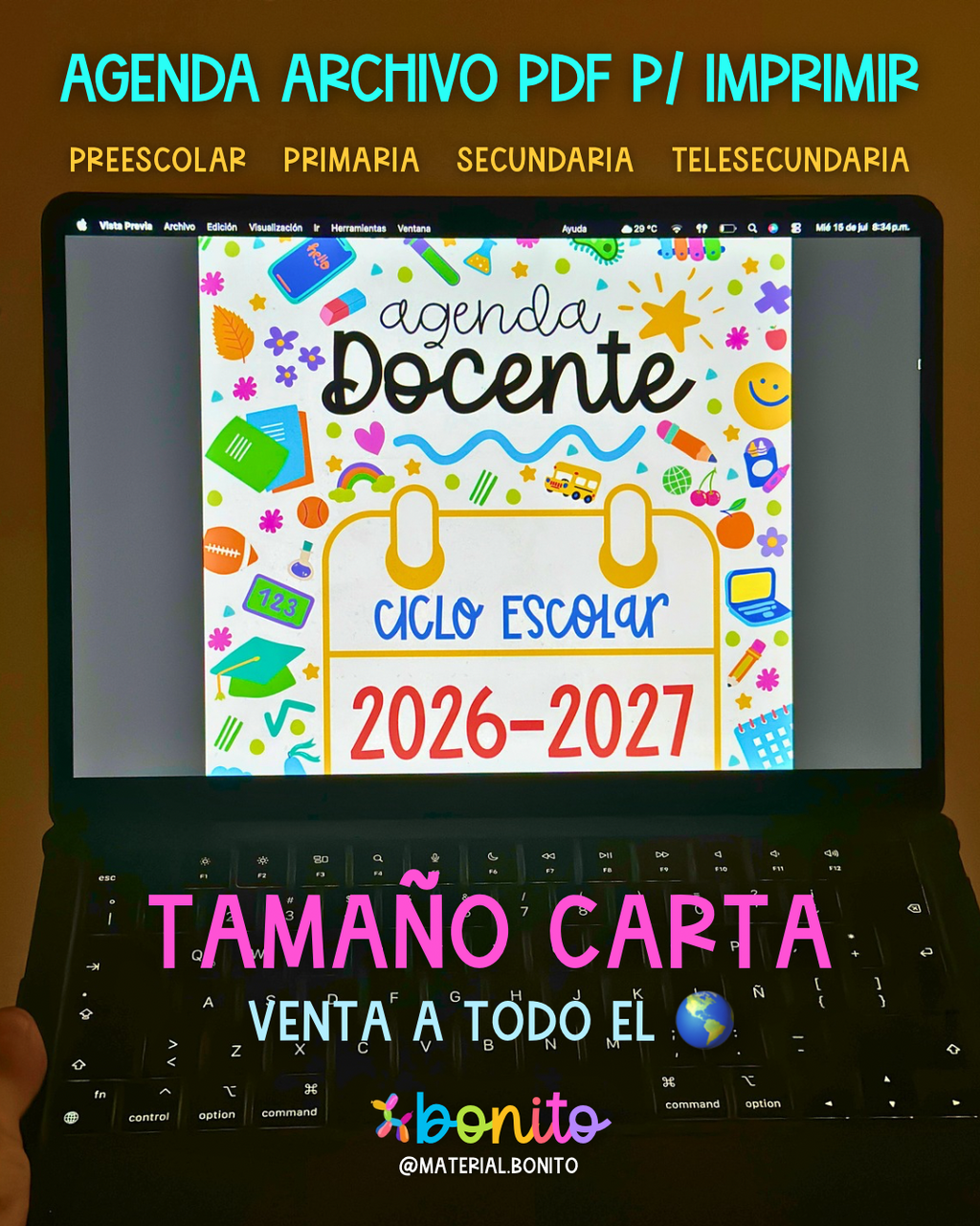 AGENDA ESCOLAR DOCENTE O DIRECTIVA PDF