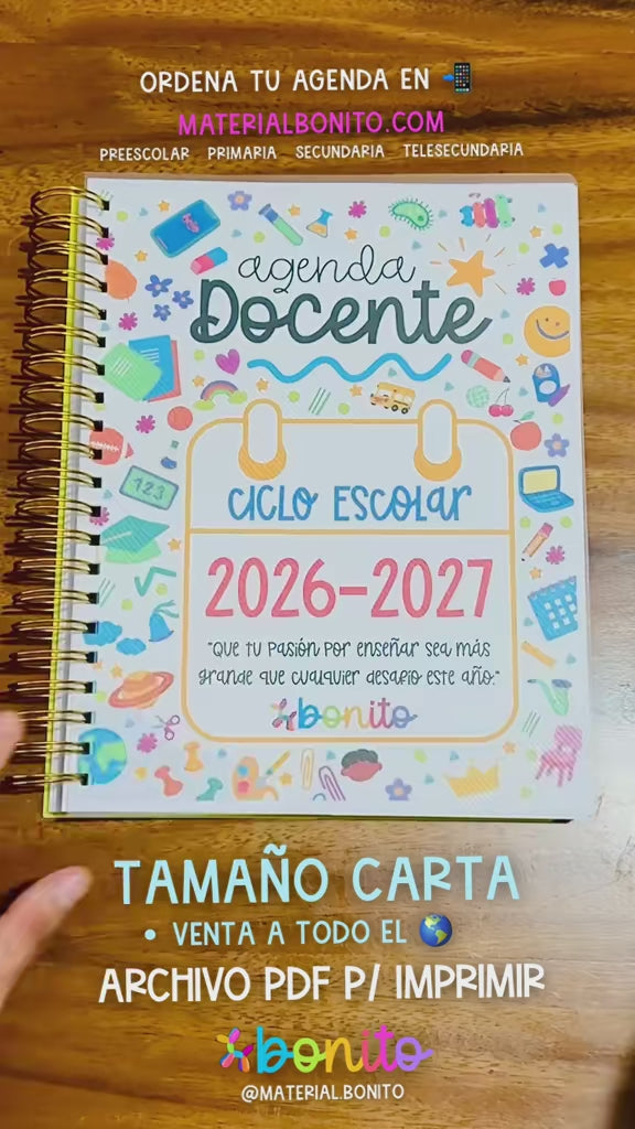 AGENDA ESCOLAR DOCENTE O DIRECTIVA PDF